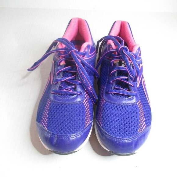 Reebok Womens Easytone Sneakers Shoes Purple 107342939 Walking Geometric Mesh 5M - Picture 2 of 7